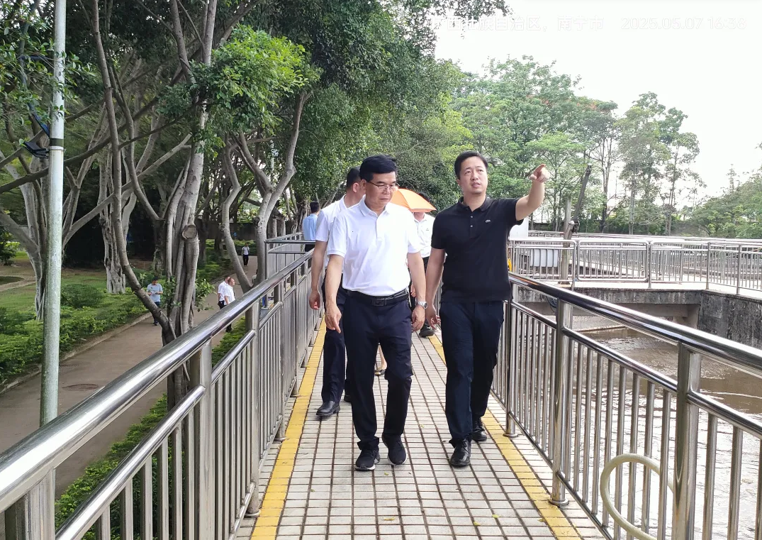 五象新区（自贸试验区南宁片区）管委会向导率队赴乐动体育明阳再生水厂开展生态情形；ぷㄏ畹餮